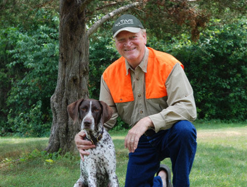 Paul Fuller and dog